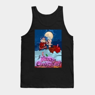 Adult Merry Christmas Tank Top